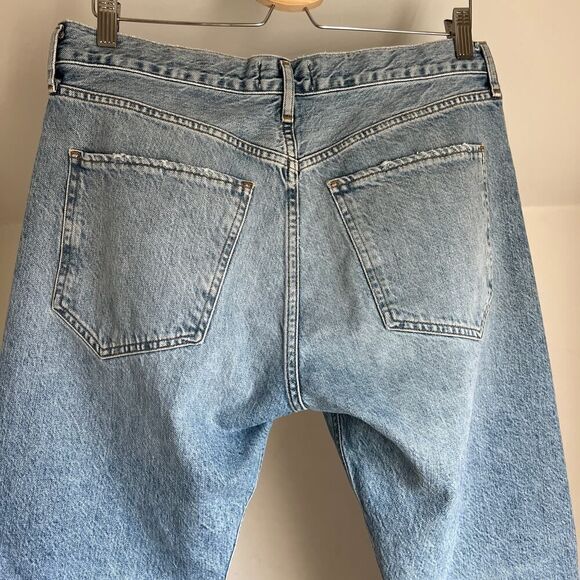 Agolde Jamie High Rise Classic Size 30 Blue Jeans 100% Organic Cotton Spectator - Picture 11 of 13